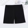 thumbnail image 3 of XYIJANI Colorful Cotton New Boxer Shorts for Girls Children's Candy Color Anti Slip Shorts for Girls Leggings (Black,130), 3 of 3