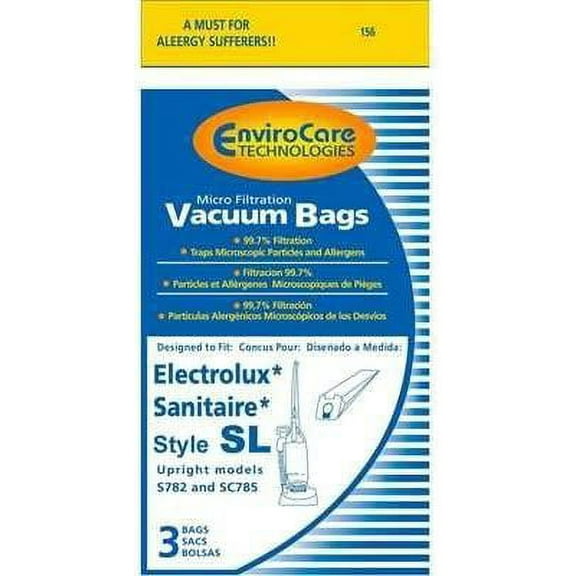 EnviroCare Vacuum Bags for Electrolux and Sanitaire Style SL