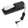 thumbnail image 2 of Sustain Pedal with Cable Metal Foot Pedal Compatible with All Electronic Keyboards Digital Piano, 2 of 14