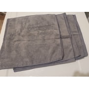 RAR 16x16 Inch Microfiber Towels, Gray, 10 Pack