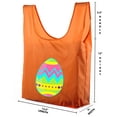 thumbnail image 2 of Easter Basket Bags, Bulk Reusable Grocery Bags, Easter Egg Hunt Tote Bags - Giant Egg, 2 of 2