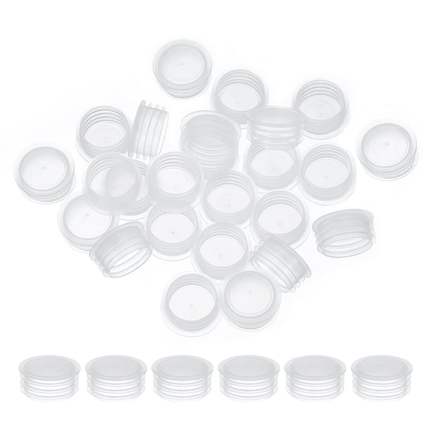 Tapones de plástico para salero y pimentero, reemplazo reutilizable, tapa redonda 0.71