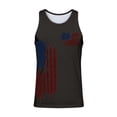 thumbnail image 4 of Afdoent Tank Tops Men Usa Anniversary Graphic Print Tank Top Summer Casual Sleeveless T Shirt For United States Of America Streetwear Comfy, 4 of 4
