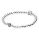 thumbnail image 1 of Brazalete de bolitas cierre barril plata 16 cm, 1 of 3
