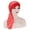 Red, variant on Bright silk punching cloth flower turban hat flower turban hat Muslim can hide hair turban hat
