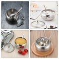 thumbnail image 4 of NUOLUX Stainless Steel Seasoning Jar With Spoon 1 Set 3.9x3.9x3.3in, 4 of 6