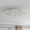 thumbnail image 3 of Aiwen Acrylic LED Geometric Ceiling Lamp Creative Flower Design Flush Mount Lighting For Living Room Dining Room Kitchen, 3 of 11