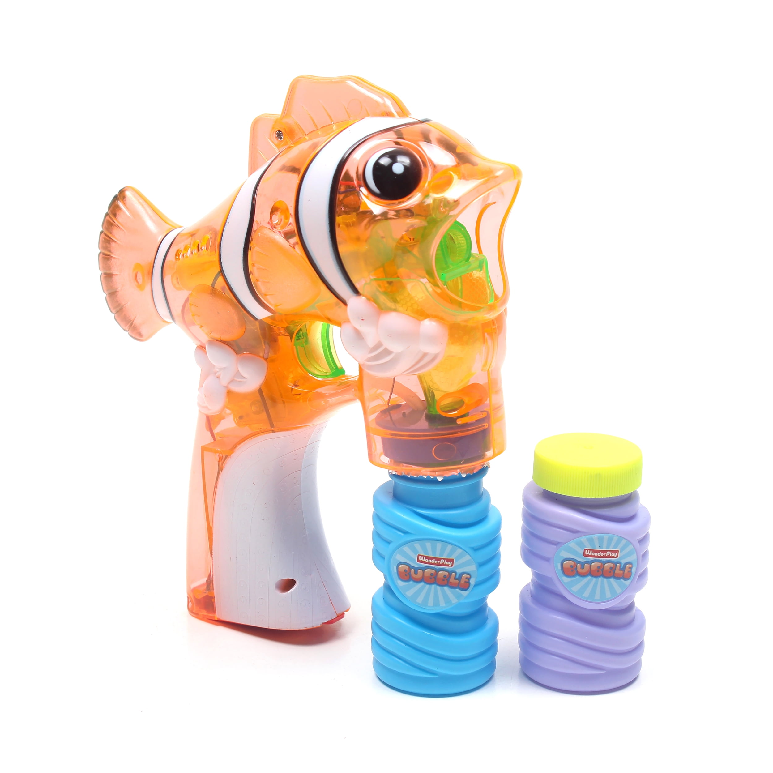 WonderPlay Wonder Bubble Kids Clear Bubble Gun With Lights & Sounds