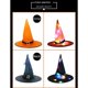 thumbnail image 3 of (negro con luz) Decoraciones de Halloween Colgantes al aire libre Decoraciones de sombrero de bruja resplandecientes iluminadas con cadena de luces de Halloween Funciona con pilas, 3 of 5