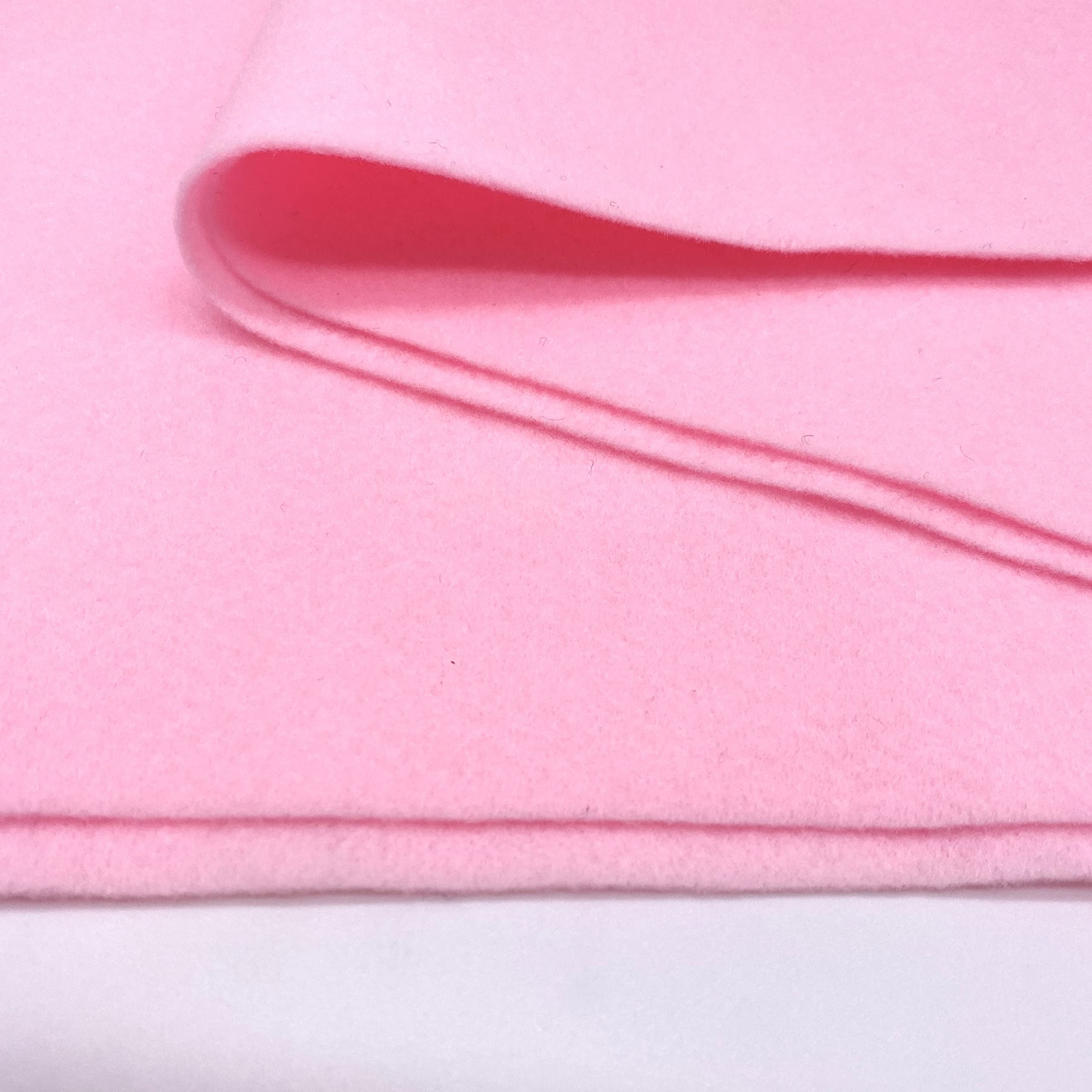 Ice Fabrics Craft Felt Fabric by The Yard - 72" Wide Acrylic Felt for DIY Arts & Crafts - Baby Pink - Half Yard