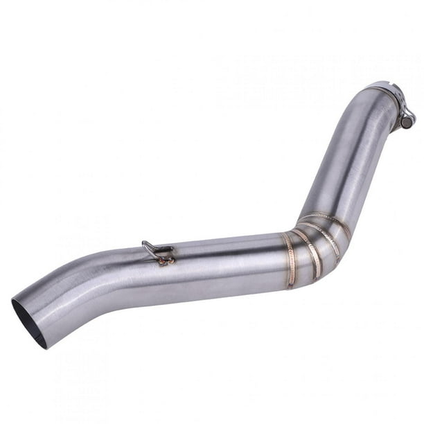 Tubo de escape ANGGREK Para motocicleta TRK 502 ventilación central modificada Acero inoxidable