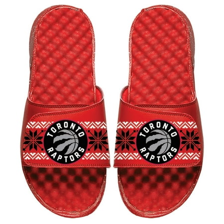 

Men s ISlide Red Toronto Raptors Ugly Sweater Slide Sandals