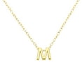 thumbnail image 2 of Collar para mujer, joyería para mujer, joyería de moda para mujer, regalo para mujer, 26 letras en inglés, cadena con nombre, colgante, collares, joyería para mujer, 2 of 2