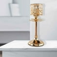 thumbnail image 4 of Portavelas de cristal Baoblaze Candelero Color Oro Tamaño S, 4 of 6