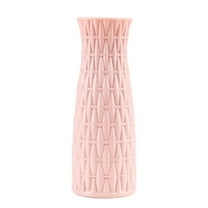 Farfi Flower Vase Unbreakable Centerpiece Lightweight Flower Arrangement Nordic Plastic Vase for Home (Pink)