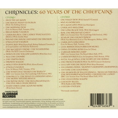 CHRONICLES - 60 YEARS OF THE CHIEFTANS(2CD) 【輸入盤】▼/ザ・チーフタンズ[CD]【返品種別A】