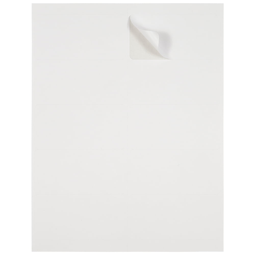 JAM Paper Shipping Address Labels, Standard Mailing, 2 x 4, White, 120 per Pack