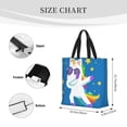thumbnail image 4 of Xecao Cool Unicorn Star Golden for Tote Bag: spacious with inner pockets, ideal for work, shopping, or travel., 4 of 9