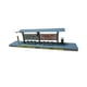 thumbnail image 4 of Modelo de parada de autobús en miniatura,1/64 modelos de construcción parada de espera de autobús en miniatura,1:64 modelo de estación de autobuses Estación de montaje DIY,Edificio de, 4 of 8