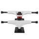 thumbnail image 3 of 2 soportes profesionales para patineta de puente de aleación de aluminio y magnesio de 5 pulgadas, color blanco, 3 of 11