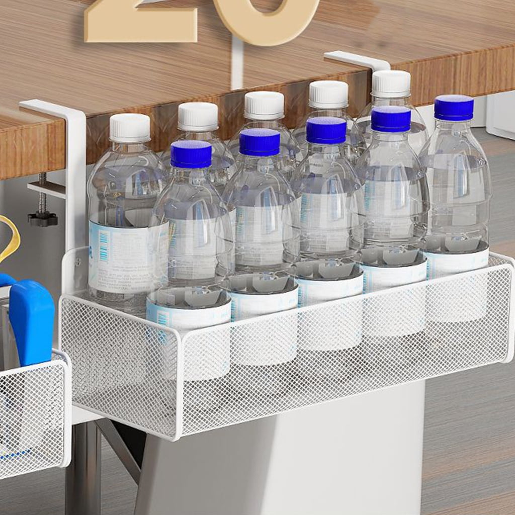 Multipurpose Desk Organizers Basket Desk Under Organization Container Practical Hanging Storage Basket