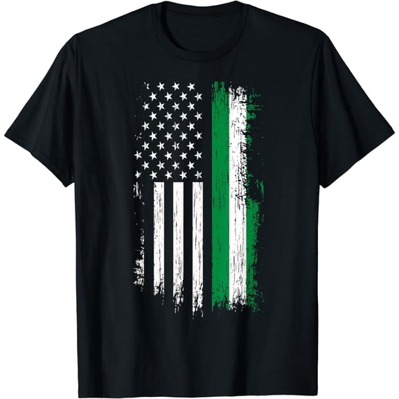 Nigerian American Flag Shirt - Pride Nigeria USA T-Shirt