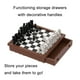 thumbnail image 3 of Building Block Chess Set - 1,024 Pcs Build Your Own Chess - Game Pieces & Board, Compatible with The Major Brand of Building Blocks, 3 of 5