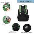 thumbnail image 4 of FORMRS Unisex School Backpack 17" Student Travel Bag with Laptop Compartment, American Footballs, 4 of 7