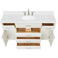 thumbnail image 7 of Ariel H060scqovo Bristol 60" Free Standing Single Basin Vanity Set - White, 7 of 7