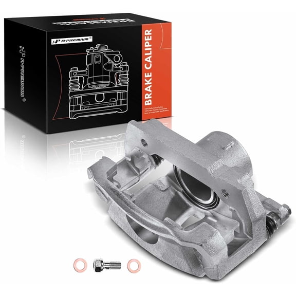 A-Premium Disc Brake Caliper Assembly with Bracket Compatible with Lexus IS250 2006-2015 Front Right Passenger Side
