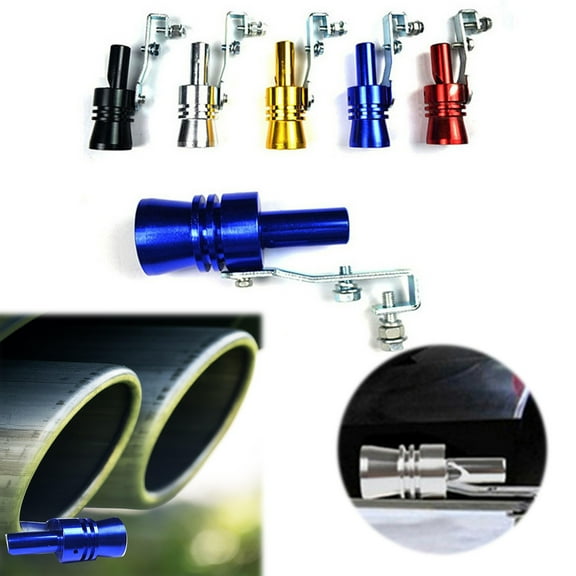 Car Turbine Whistle Modified Exhaust Pipe Microphone Sound Simulator Car Whistle Motorcycle Accessories Tail Throat Whistle,Red