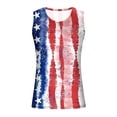 thumbnail image 3 of TopLLC Débardeurs pour Hommes T-Shirts Sans Manches Décontractés Hommes Mode Décontractée Imprimé Chandail à Enfiler Col Rond Débardeurs de Sport Vêtements d'Été, 3 of 4