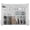 White, variant on Dumekko Garage Wall Cabinets, 35" W x 12" D x 32" H Wall Mounted Cabinet with 1 Door Shelf & 7 Slide-Out Vertical Shelves, Soft Close Medicine Cabinet for Warehouses Tool Room Laundry, Black