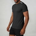 thumbnail image 5 of SCSAlgin Mens Workout Shirts Dry Fit Sun Protection Athletic Short Sleeve Shirt UPF 50+ Gym Running Swim Rash Guard Top, 5 of 7