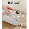 thumbnail image 5 of Travel Steamer Iron for Clothes, 1200W Portable Handheld Steamer Iron 4Mode with LCD Display 10s Fast Heating 180° Swivel Handle Powerful Wrinkle Remover, Garment Steamer for Home, Dorm, 5 of 9