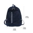 thumbnail image 2 of AOOOWER for Creative Blue Jean Backpack Denim Daypack Travel Rucksack Double Shoulder Schoolbag for Friend Birthday Daily Wear, 2 of 18