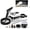 White, variant on 2500W Handheld High-Temperature Pressurized Steam Cleaner, Professional 6 Adjustable Handheld Steam Cleaner, Steam Cleaner For Car, Kitchen, Bathroom, Furniture, Windows (Black)