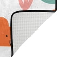 thumbnail image 4 of Coolnut Cute Dinosaurs Area Rug, 4'x5' Pet & Child Friendly Carpet for Living Room Bedroom Dining Room,Indoor Outdoor Soft Rug Washable Non Slip Comfortable Area Rug, 4 of 6