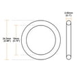thumbnail image 3 of 10pcs O-Rings Nitrile Rubber 19x24.3x2.65mm Seal Rings Sealing Gasket, 3 of 4