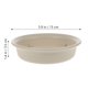 thumbnail image 5 of 2 macetas redondas de plástico blanco para plantas de interior., 5 of 6