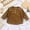 Coffee, variant on Spazoro Toddler Kids Girls Boys Sweatshirts, Solid Color Long Sleeve Fall Winter Crew Neck Tops for Childs Girls Boys Beige Size 2-3T