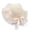 Beige, variant on Beach Sun Hats for Women - Wide Brim Beach Hat for Women Foldable Packable Roll up Cap Straw Hat White