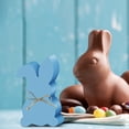 thumbnail image 2 of easter ornaments New Easter Ornament Wooden Carved Rabbit Decoration Festive Home Decorations Colorful Flower Ornament, 2 of 6
