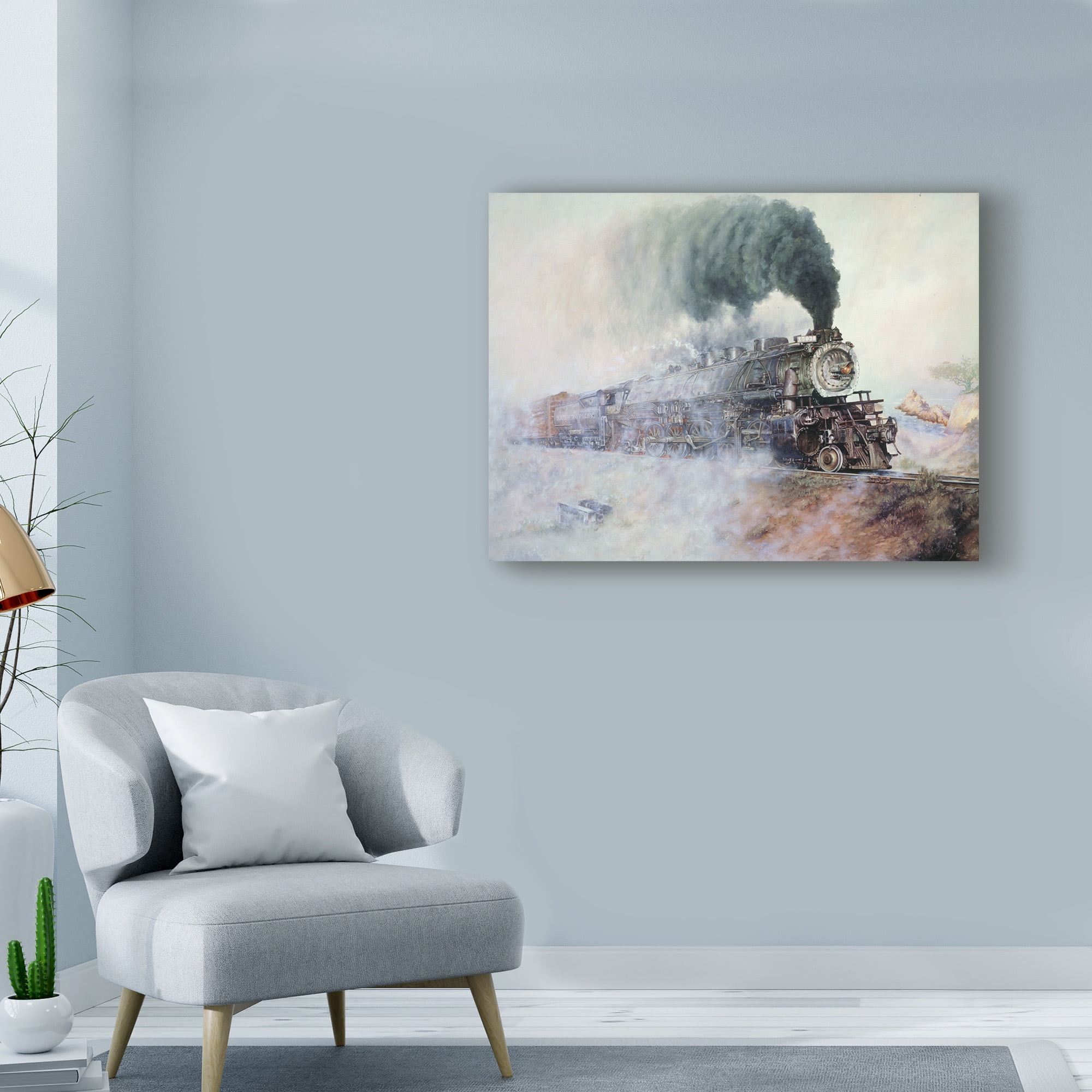 Trademark Fine Art 'Northbound To Portland' Canvas Art by Les Ray