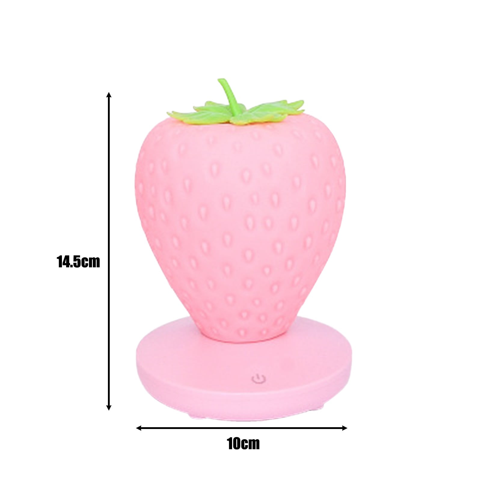 pdqouc Creative Strawberry Lamp Nursery LED Cute Kids Night Light Children's Bedside light Birthday Wedding Gifts for Girls Women Bedroom Lights Decor