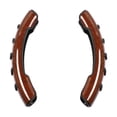 thumbnail image 2 of Funda para volante de coche ABS universal, elegante y antiolor, sin ruido, para la mayoría de las marcas. grano de madera de durazno, 2 of 9