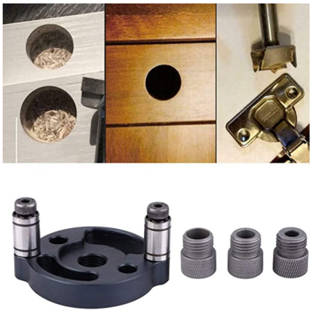 

Dowel Jig Wood Panel Puncher Hole Drilling Guide Locator Woodwor