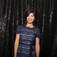 thumbnail image 2 of Sequin Taffeta Fabric Photography Backdrop, Photo Booth Backdrop - Made in Usa, 2 of 6