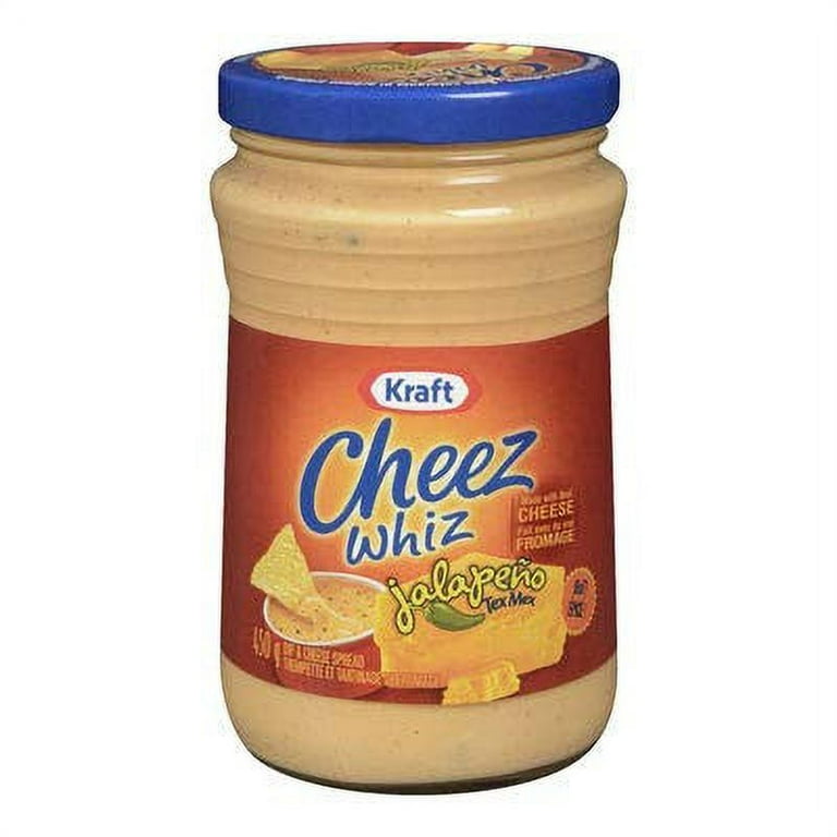 Kraft Jalapeno Tex Mex Cheez Whiz, 450g/15.9oz., {Imported from