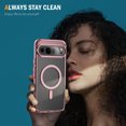 thumbnail image 5 of Decase Magnetic Case Compatible with Google Pixel 9 Pro XL/9 Pro/9, Clear Slim Thin Full-Body Shockproof Protective Cover Compatible with MagSafe Wireless Charger for Woman Man,Pink, 5 of 8
